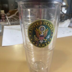 United States Army Clear Tumbler
